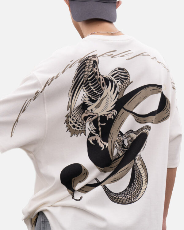 White Serpent Battle T-Shirt